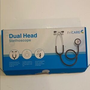 FriCARE Lightweight Dual Head Stethoscope for Medical Professionals